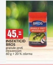 INSEKTICID BROS granule proti mravencům 60 g + 20 % zdarma - bauMax akcniletaky.com
