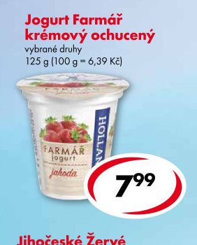 Jogurt Farmář krémový ochucený