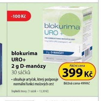 blokurima URO+ 2 g D-manózy 30 sáčků