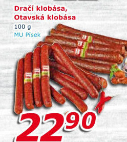 Dračí klobása Maso uzeniny Písek