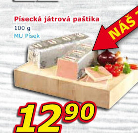 Paštika játrová písecká Maso uzeniny Písek