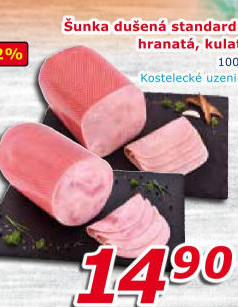 Šunka dušená standard hranatá Kostelecké uzeniny