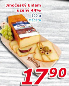 Sýr Eidam uzený 44% Jihočeský Madeta
