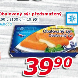 Sýr obalovaný mražený Nowaco