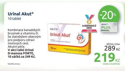 Urinal Akut 10 tablet