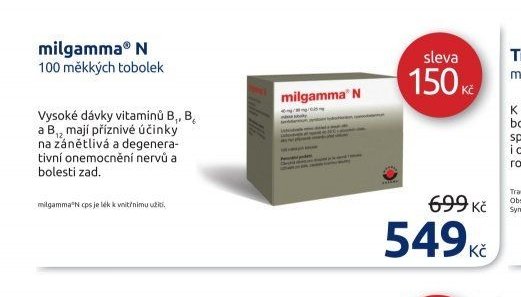 milgamma N 100 měkkých tobolek