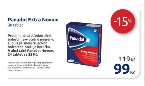 Panadol Extra Novum 30 tablet
