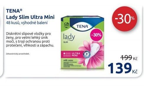 TENA® Lady Slim Ultra Mini 48 kusů