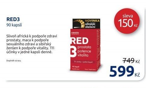 RED3 90 kapslí