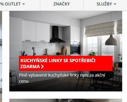 Kuchyňské linky se spotřebiči