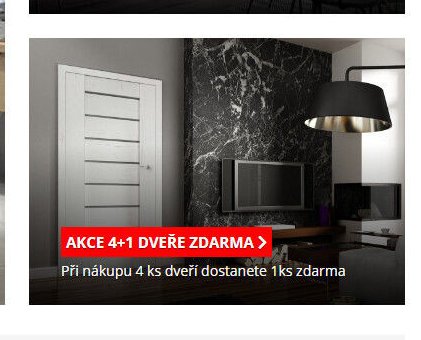 Akce 4+1 dveře zdarma