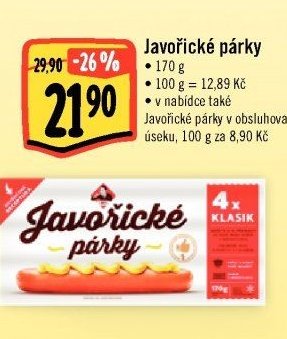 Javořické párky