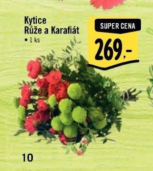 Kytice Růže a Karafiát