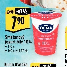 Smetanový jogurt bílý 10%