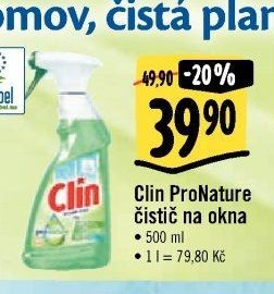 Clin ProNature čistič na okna