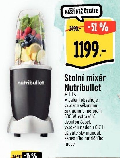 Stolní mixér Nutribullet