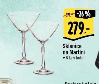 Sklenice na Martini