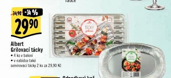 Albert Grilovací tácky