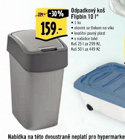 Odpadkový koš Flipbin 10 l
