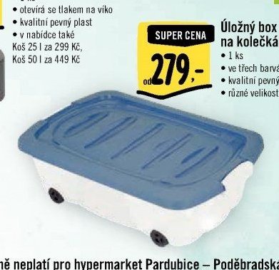 Úložný box na kolečkách