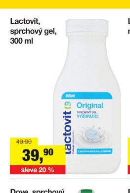 Lactovit, sprchový gel, 300 ml