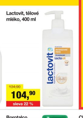 Lactovit, tělové mléko, 400 ml