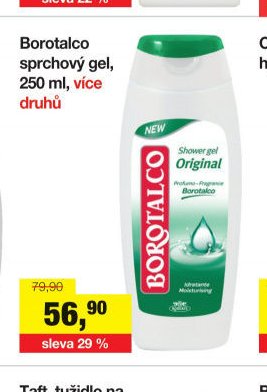 Borotalco sprchový gel, 250 ml, více druhů