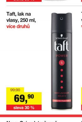 Taft, lak na vlasy, 250 ml, více druhů