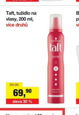 Taft, tužidlo na vlasy, 200 ml, více druhů