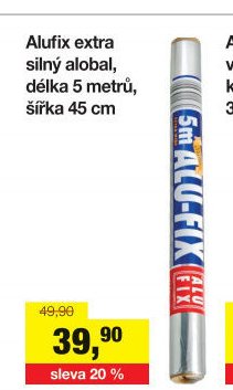 Alufix extra silný alobal, délka 5 metrů, šířka 45 cm