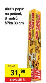 Alufix papír na pečení, 8 metrů, šířka 38 cm