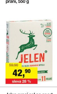 Jelen prací prášek, 11 praní, 550 g