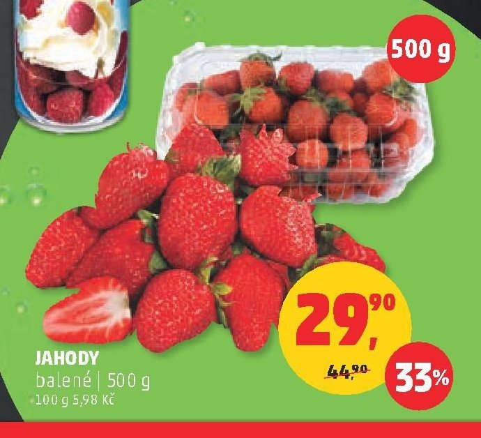 JAHODY 500 g