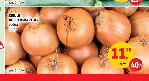 CIBULE KUCHYŇSKÁ ŽLUTÁ