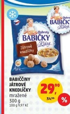 Babiččiny játrové knedlíčky mražené