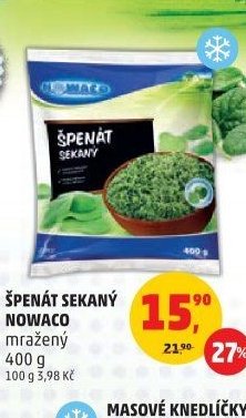 Špenát sekaný Nowaco mražený