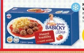 Masové knedlíčky v rajské omáčce mražené