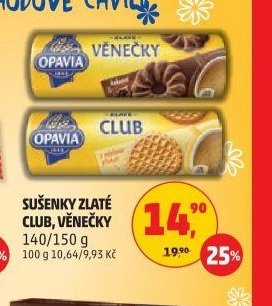 Sušenky Zlaté, Club, Věnečky