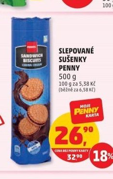 Slepované sušenky Penny