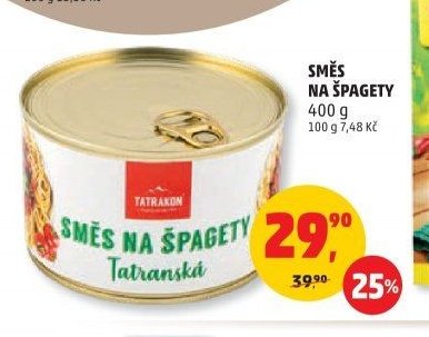 SMĚS NA ŠPAGETY TATRANSKÁ