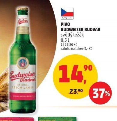 PIVO BUDWEISER BUDVAR
