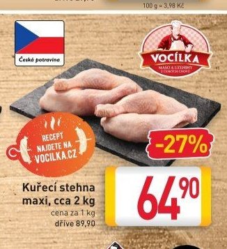 Kuřecí stehna maxi