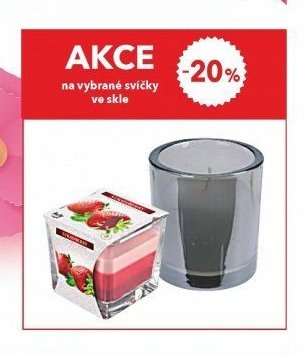 Svíčky ve skle