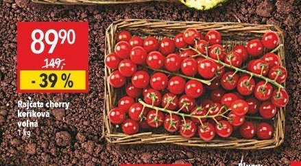 Rajčata cherry keříková volná