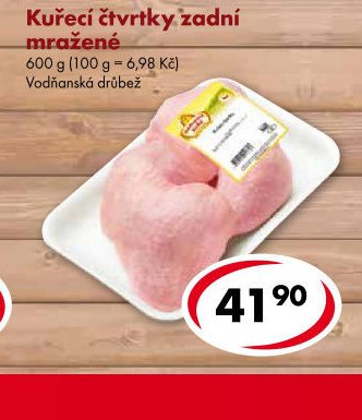 Kuřecí čtvrtky zadní mražené