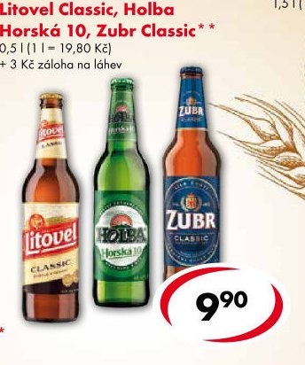 Litovel Classic, Holba Horská 10, Zubr Classic