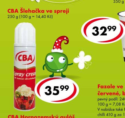 CBA Šlehačka ve spreji