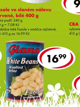 Fazole ve slaném nálevu červené, bílé