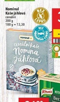 Nominal Kaše jáhlová