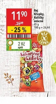 Rej Krupky, Kuličky ovocné